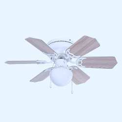 Harbor Breeze Vortex 30-in White LED Indoor Flush Mount Ceiling Fan with  Light (6-Blade) in the Ceiling Fans department at Lowes.com